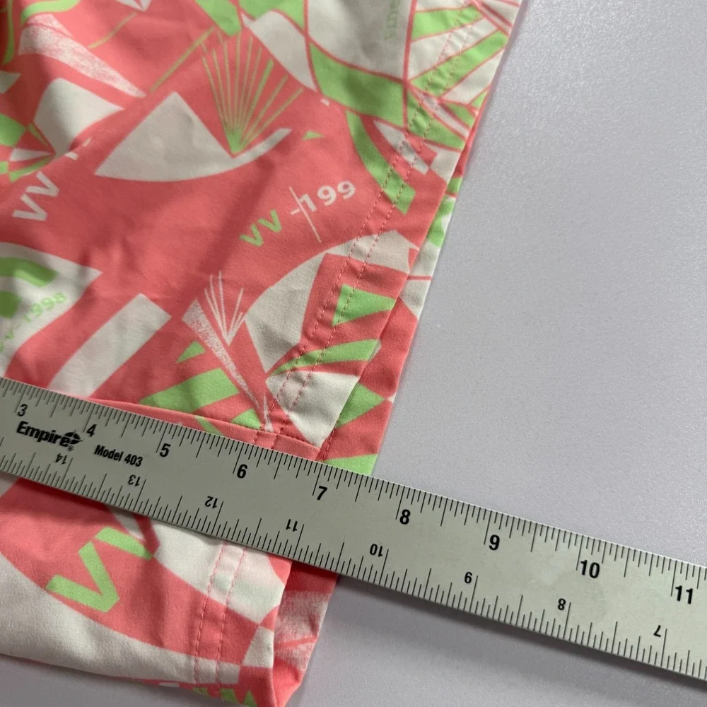 Vineyard Vines Swim Trunks Mens 3XB Big Pink‎ Lined Swimming Hawaiian Floral